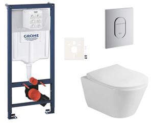 Závesný WC set do ľahkých stien / predstenová montáž Glacera Ava SIKOGRSAVAA