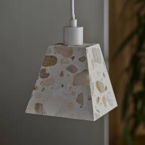 Závesné svietidlo OSRAM Decor Gleam Weight, Terrazzo, béžová, E14, Obývacia izba / jedáleň, Kameň, Závesné svietidlo