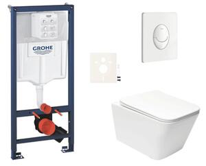 Závesný WC set do ľahkých stien / predstenová montáž SAT Infinitio SIKOGRSIN12SASH0