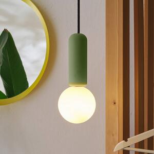 OSRAM závesné svietidlo Decor Concrete Mic, zelené, betón, G9, Zelená, Obývacia izba / jedáleň, Betón, Moderný, Závesné svietidlo