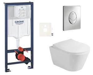 Závesný WC set do ľahkých stien / predstenová montáž Glacera Ava SIKOGRSAVASA