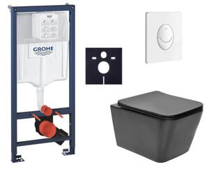 Závesný WC set do ľahkých stien / predstenová montáž SAT Infinitio SIKOGRSIN12BSASH0
