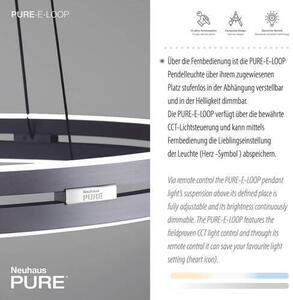 ZÁVESNÉ LED SVIETIDLO, 70.1/70.1/40-350 cm Neuhaus PURE - Interiérové svietidlá