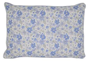 Poťah na vankúš Aix Flowers/Sky Blue 35 × 50 cm