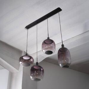 OSRAM závesné svietidlo Decor Needle Linear, sivá, oceľ, 4-pl. E27, Hliník / sivá / zinok, Obývacia izba / jedáleň, kov, Moderný, Závesné svietidlo