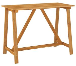 Záhradný barový stôl 140x70x104 cm akáciový masív