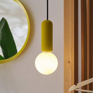 OSRAM závesné svietidlo Decor Concrete Mic, žlté, betón, G9, Žltá / oranžová, Obývacia izba / jedáleň, Betón, Moderný, Závesné svietidlo