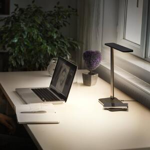 OSRAM stolová LED lampa Office Line Desk Banker čierna stmievateľné, Čierna, Pracovňa / Kancelária, Hliník