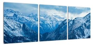 Panoráma hôr v zime - obraz (Obraz 90x30cm)