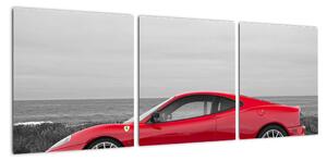 Červené Ferrari - obraz (Obraz 90x30cm)