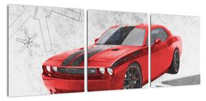 Dodge Challenger - obraz autá (Obraz 90x30cm)