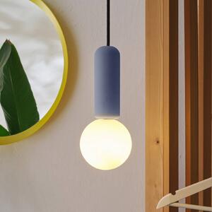 OSRAM závesné svietidlo Decor Concrete Mic, modré, betón, G9, Modrá, Obývacia izba / jedáleň, Betón, Moderný, Závesné svietidlo