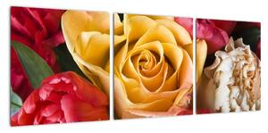 Obrazy kvetiny (Obraz 90x30cm)