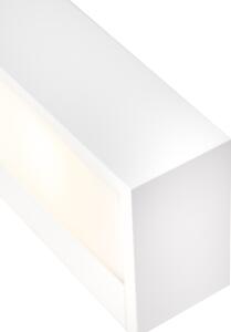 Dizajnové predĺžené nástenné svietidlo biele 25 cm - Houx