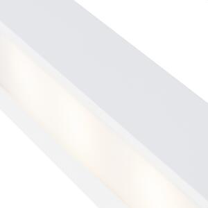 Dizajnové predĺžené nástenné svietidlo biele 35 cm - Houx