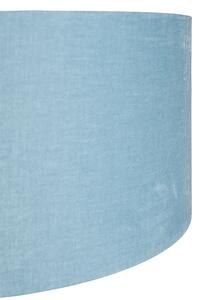 Nástenné oblúkové svietidlo oceľové s tienidlom modré 50/50/25 nastaviteľné
