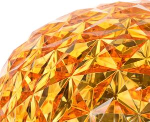 Kartell Planet stolná LED lampa s podstavcom, žltá
