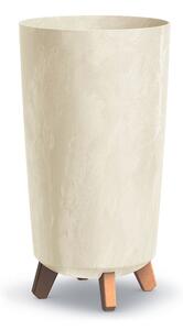 Prosperplast Kvetináč GRACIA TUBUS SLIM BETON EFFECT 23,9 cm pieskový