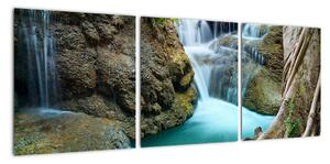 Obraz - vodopády (Obraz 90x30cm)
