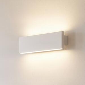Lindby Nástenné svietidlo Ignazia LED, 28 cm, biele, kov, hore/dole, Biela / opálová, Obývacia izba / jedáleň, kov, Moderný, Nástenné svietidlo