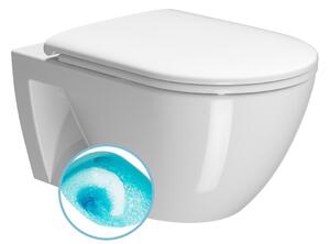 GSI, PURA ECO závesná WC misa, Swirlflush, 55x36 cm, biela ExtraGlaze, 880711
