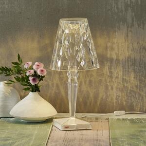 Kartell Big Battery - Stolová lampa IP20, transparentná