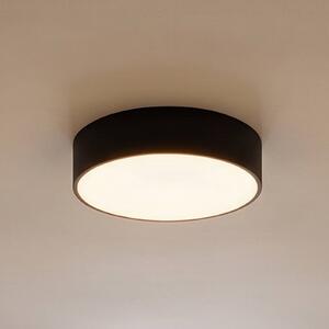 TEMAR LIGHTING Stropné svietidlo Cleo, Ø 30 cm, IP20, čierne, kov, E27, Čierna, Obývacia izba / jedáleň, Moderný, Závesné svietidlo