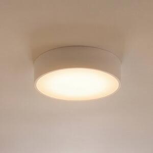 TEMAR LIGHTING Stropné svietidlo Cleo, Ø 30 cm, IP20, biela, kov, E27, Biela / opálová, Obývacia izba / jedáleň, Moderný, Závesné svietidlo