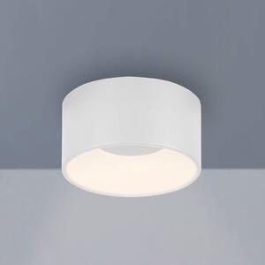JUST LIGHT. Stropné LED svietidlo Tanika, biele, Ø 16 cm, stmievateľné