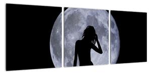 Silueta ženy, obraz (Obraz 90x30cm)