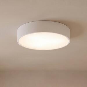 TEMAR LIGHTING Stropné svietidlo Cleo 400, IP54, Ø 40 cm biela, Biela / opálová, Obývacia izba / jedáleň, kov, Moderný, Závesné svietidlo