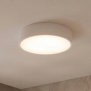 TEMAR LIGHTING Stropné svietidlo Cleo 300, IP54, Ø 30 cm biela, Biela / opálová, Obývacia izba / jedáleň, kov, Moderný, Závesné svietidlo