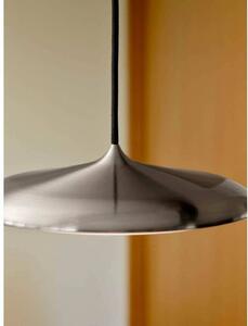 DFTP by Nordlux LED závesné svietidlo Artist, Ø 25 cm, v oceliovej farbe, z nehrdzavejúcej ocele, Hliník / sivá / zinok, Obývacia izba / jedáleň, Nehrdzavejúca oceľ, Škandinávsky, Závesné svietidlo
