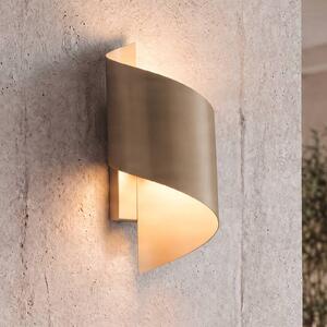 EMIBIG LIGHTING Nástenné svetlo SPINER, béžová, výška 30 cm, kov, G9, Krémová / jantárovo žltá, Obývacia izba / jedáleň, kov, Moderný, Nástenné svietidlo
