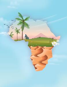 Ilustrácia Africa Map, Nicholas