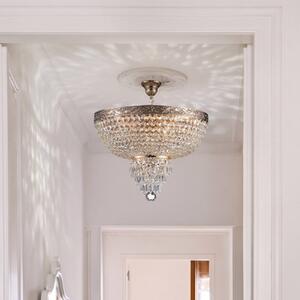 Maytoni Palace luster s krištáľovým tienidlom, Mosadz / zlato, Obývacia izba / jedáleň, Sklo, Starožitný, Luster