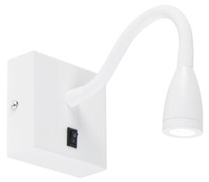 Moderné flexibilné nástenné svietidlo biela LED - Flex