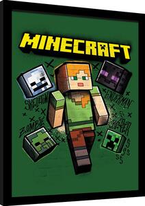 Rámovaný Obraz - Minecraft - Alex