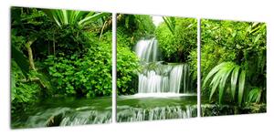 Vodopád v prírode, obraz (Obraz 90x30cm)