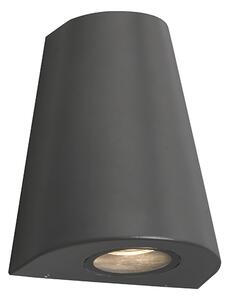 Moderné nástenné svietidlo tmavosivé IP44 - Dreamy