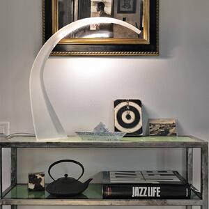 Kartell LED stolová lampa Taj Mini, biela, 32 cm, plast