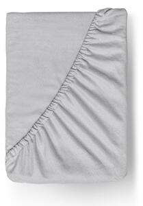 Kvalitex Flanelové napínacie prestieradlo 220x200cm svetlo sivé