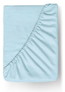Kvalitex Flanelové napínacie prestieradlo 140x200cm svetlo modré