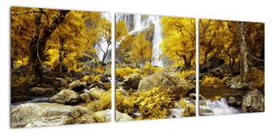 Obraz jesennej krajiny na stenu (Obraz 90x30cm)
