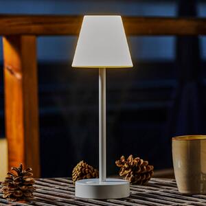 Newgarden Lola Slim LED lampa batéria, biela