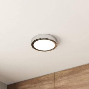 LED stropné svietidlo Fueva 5 IP44 3000K chróm Ø16cm