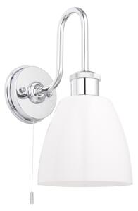 Endon 95506 -Kúpeľňové nástenné svietidlo PIPER 1xE27/10W/230V IP44 lesklý chróm