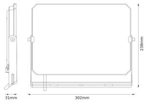 Osram - LED reflektor FLOODLIGHT LED/100W/230V 3000K IP65