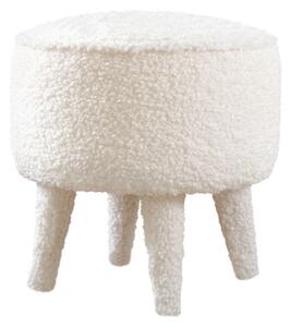 Taburet PIXI, priemer 38 cm, biely