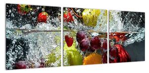 Fotka ovocie - obraz (Obraz 90x30cm)